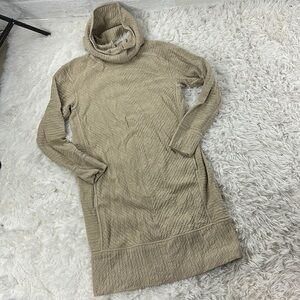 Lululemon On Repeat Dress Heathered Light Ivory
